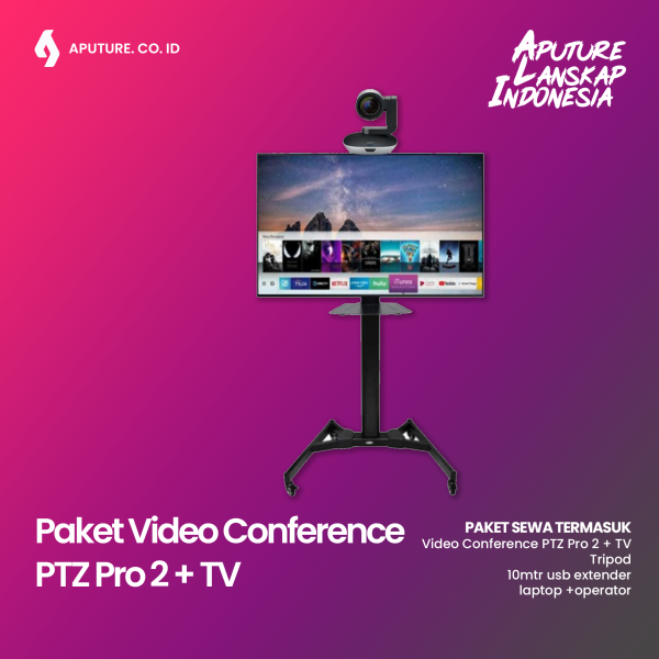 Paket Video Conference PTZ Pro 2 + TV